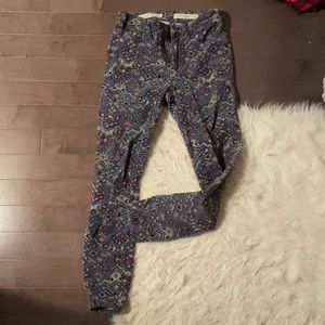 High rise corduroy pants